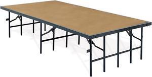 National Public Seating S4824HB 24" Portable Stages Tan (S4824HB)
