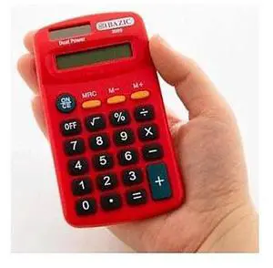 Bazic 8-Digit Dual Power Pocket Size Calculator (BAZ3009)