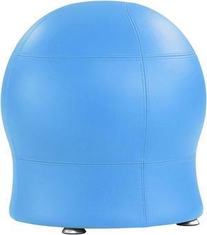 Safco 4751BUV Zenergy Ball Chair - Backless - Supports Up to 250 lb - Baby Blue Vinyl