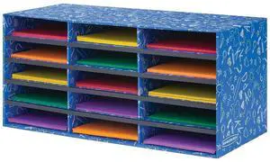 Fellowes Bankers Box Classroom 15 Compartment Literature Sorter, 1pk