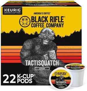 Black Rifle Coffee Company Tactisquatch Coffee Keurig K-Cup Pods Dark Roast 22/Box (5000384045) Black Rifle Coffee Company Tactisquatch Coffee Keurig K-Cup Pods Dark Roast 22/Box (5000384045)