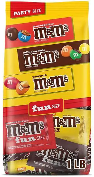 M&M'S Fun-Size Milk Chocolate Candy Pack 19.41 oz. 35 Pieces (460668)