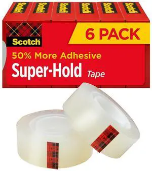Scotch Super-Hold Tape 3/4" x 27.77 yds. 6 Rolls/Pack (700K6) 24364768