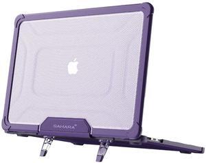 SaharaCase Heavy-Duty Raider Series Case with Stand for MacBook Pro 16" (2024) Purple Oasis (LT00051)