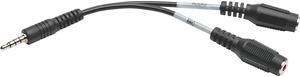 Tripp Lite P318-06N-MFF 0.5-ft Stereo Audio Cable, Black