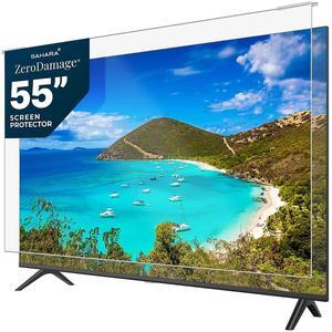 SaharaCase Anti-Blue Light TV Screen Protector for Most 55" TVs, Clear (ZD-TV-AB-55)