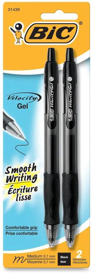 Bic Velocity Gel Retractable Pens