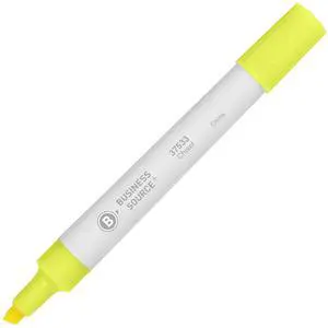 Bus. Source Chisel Tip Yellow Value Highlighter