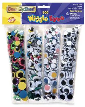 Chenille Kraft Wiggle Eyes Assortment