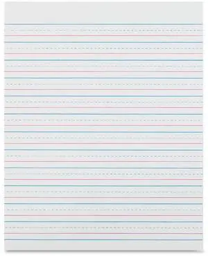 Pacon Zaner-Bloser Broken Midline Sulphite Paper