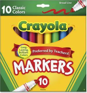 Crayola Classic Broad Line Markers