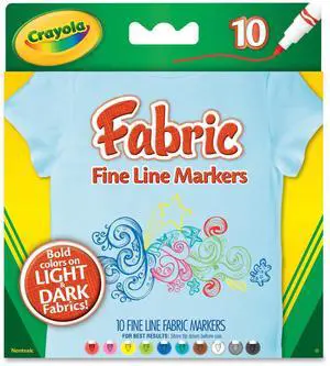 Crayola Bright Fabric Markers