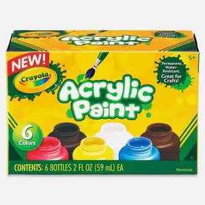 Crayola 6-color Acrylic Paint Set