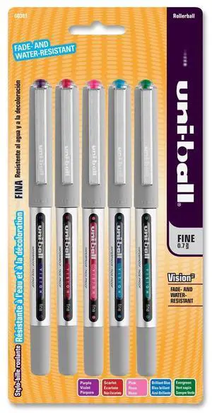 Sanford Uni-Ball Vision Fine Rollerball Pens