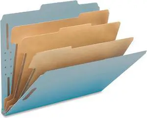 Smead 3-Divider Pressbrd Ltr Classificatn Folders
