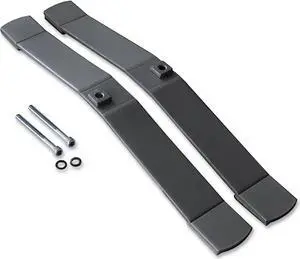 Lorell 90261 Panel Feet 2" Width x 18.4" Depth x 1.9" Height - Aluminum