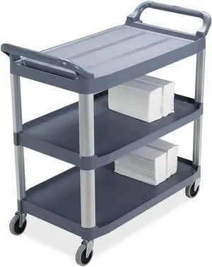 Mobile Utility Cart 300 lb. Cap 40-3/5"x20"x37-4/5" Gray
