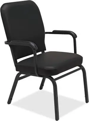 Lorell Fixed Arms Vinyl Oversized Stack Chairs Lorell Fixed Arms Vinyl Oversized Stack Chairs