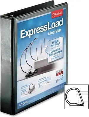 Cardinal ExpressLoad ClearVue Locking D-Ring Binder - 12 EA/CT