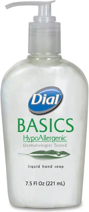 Dial 6028 Basics Liquid Hand Soap, 7.5 oz., Rosemary & Mint