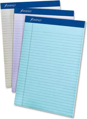 Tops Pastel Legal-ruled Perforated Pads