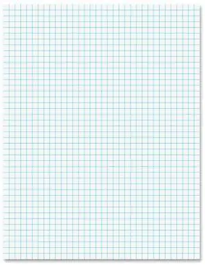 Tops Faint Blue Ink Quadrille Pads