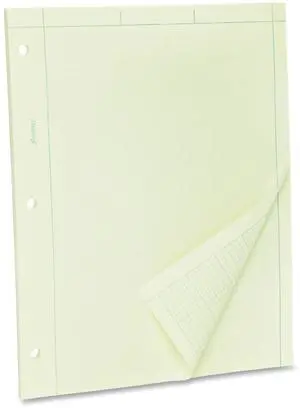 Tops Green Tint Engineer's Quadrille Pad