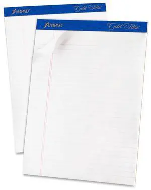 Tops Gold Fibre Ruled Perforated Writing Pads