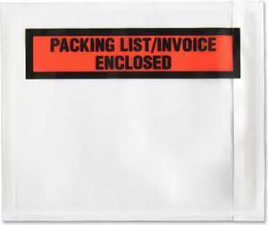 Sparco Pre-Labeled Waterproof Packing Envelopes