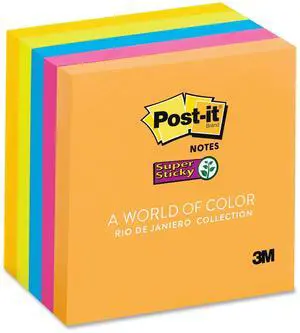 3M Post-it Super 3x3 Jewel Pop Sticky Notes