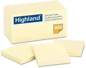 3M Highland Self-Sticking Note Pads