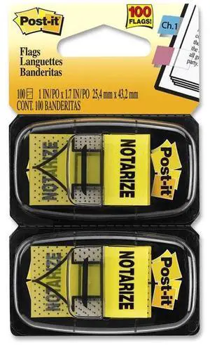 3M Post-it Notarize Message Flags