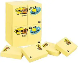 3M Post-it Canary Yellow Original Pads Value Pack