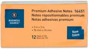 Bus. Source Repositionable Neon Notes