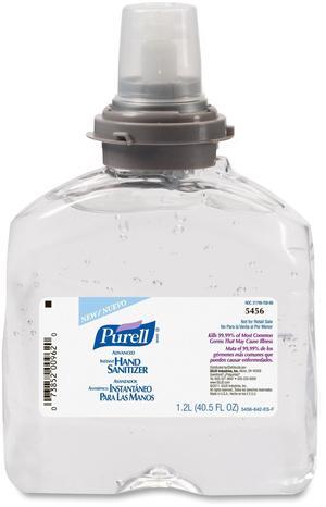GOJO Purell TFX Hand Sanitizer Dispenser Refill GOJO Purell TFX Hand Sanitizer Dispenser Refill