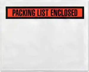 Sparco Pre-labeled Packing Slip Envelope