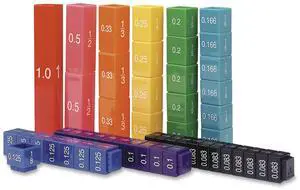 Learning Res. Fraction Tower Cubes Set