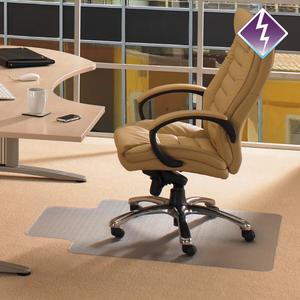 Floortex Anti-Static Chairmat Std. Lip 36"x48" GNTN 319226LV