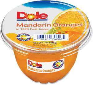 Dole Food Company, Inc Fruit Cups 7 oz. 12/CT Mandarin Oranges 74206011