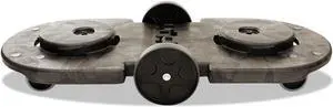 Rubbermaid Commercial Tandem Dolly Two-Container 300lb Capacity 20 1/4w x 45d x