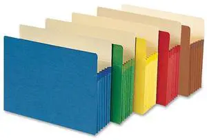 Smead Manufacturing Company SMD73836 File Pockets- Letter- 5-.25in. Exp- Asst