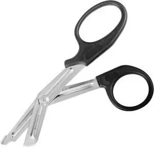 Medline Universal Surgical Scissors Bandages/Clothing 7" Black MDS0895018