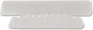 Hanging Tabs 1/3 Cut Holds 3-1/2" Inserts 25/PK Clear Hanging Tabs 1/3 Cut Holds 3-1/2" Inserts 25/PK Clear