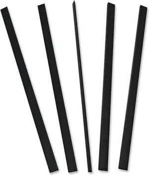 C-Line 34551 Binding Bars Only, 11 x 1/8, Black - 100/Box - CLI-34551