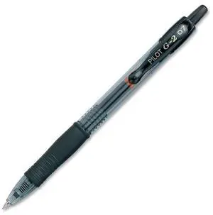 Pilot Gel Pen Retractable Refillable Fine 4/PK Black 31057