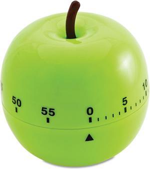 Shaped Timer, 4 1/2" Dia., Green Apple