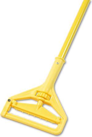 Boardwalk Quick Change Side-Latch Plastic Mop Head Handle 60" Aluminum Handle