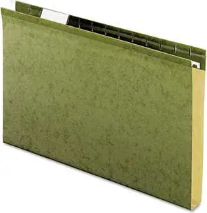 Pendaflex Reinforced 1" Extra Capacity Hanging Folders Legal Standard Green 25