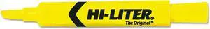 Avery 07742 Desk Style Highlighter, Chisel Tip, Yellow Ink, 1 Dozen