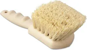 Boardwalk Utility Brush Tampico Fill 8 1/2" Long Tan Handle 4208